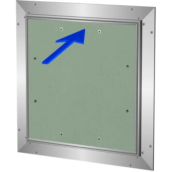 Inspeksjonsluke push-up 500x500 1-lag 1x13mm ubehandlet gipsplate