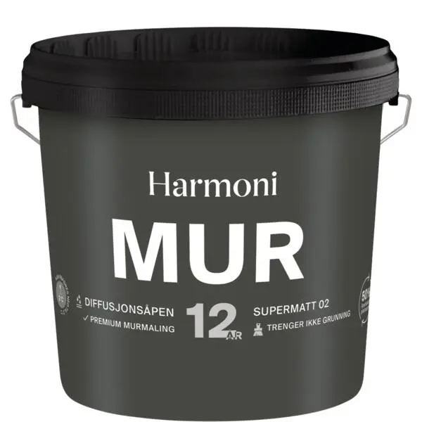 Murmaling hvit base 2.7l