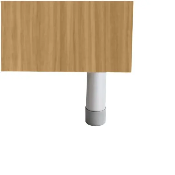 Sokkelben alu/plast ø40 h158-180mm