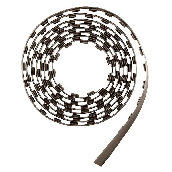 Dekklist til skinne graphite 4224 mm (rull)