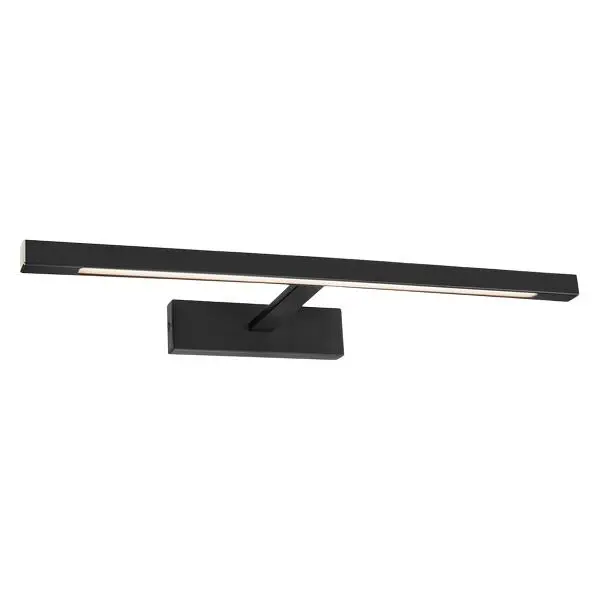 Vegglampe neptunus 9w led sort ip44