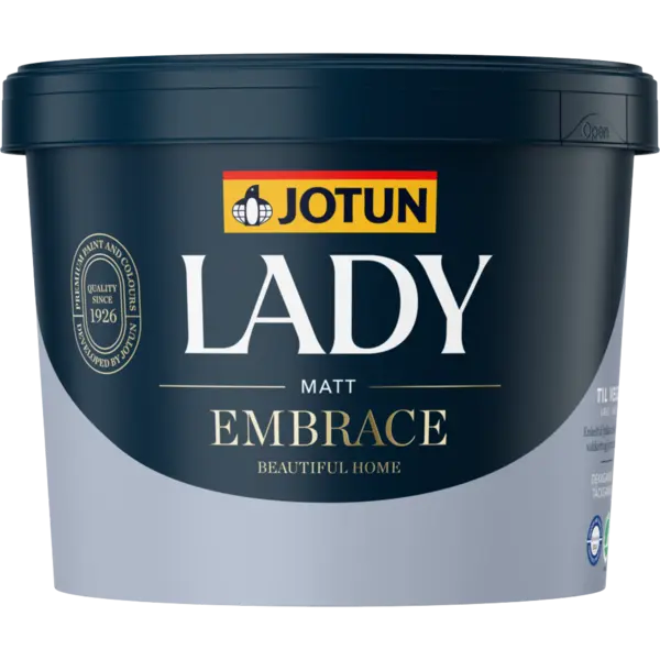 Interiørmaling lady embrace hvit/a-base 2.7l