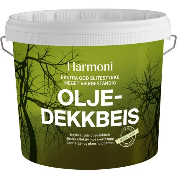 Oljedekkbeis hvit base 4.5l