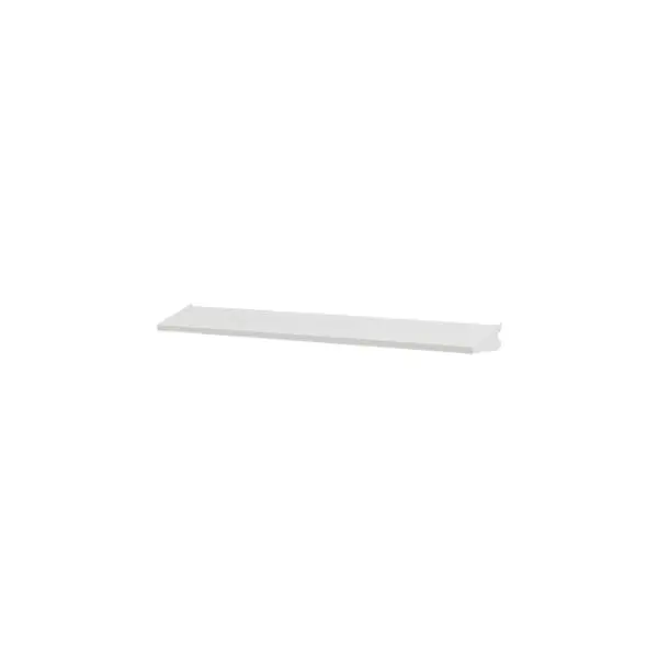 Metallhylle vendbar 598x115 mm hvit 598 x 115 x 48 mm