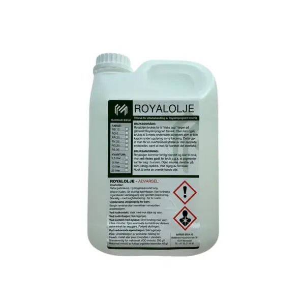 Royalolje stormgrå 2,5 liter rg.40