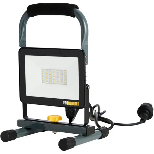 Arbeidslampe led 30w med stativ