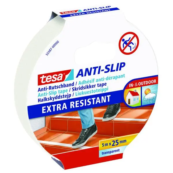 Teip antiskli 5mx25mm transp