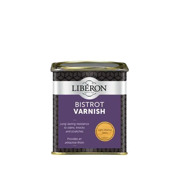 Lakk bistrot lys valnøt silke 0,25l