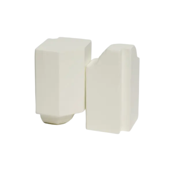Takkloss utvendig furu hvitmalt harmoni 52x052x100