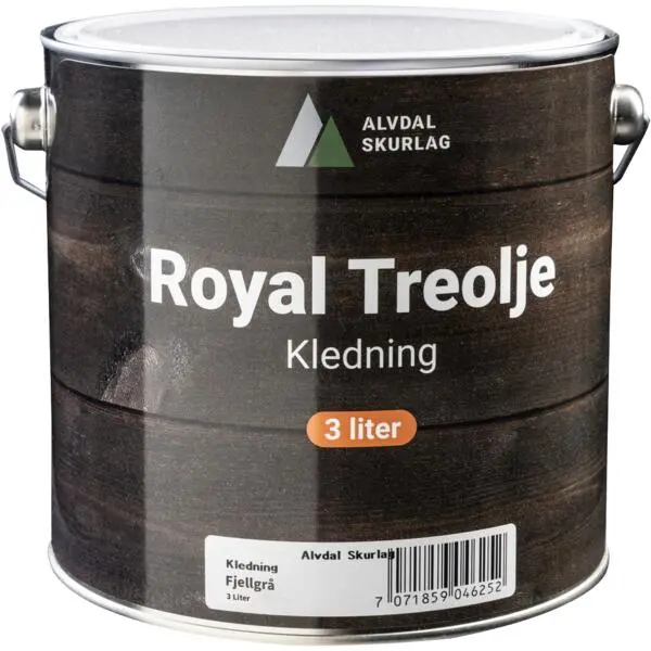Treolje royal kledning fjellgrå 3l