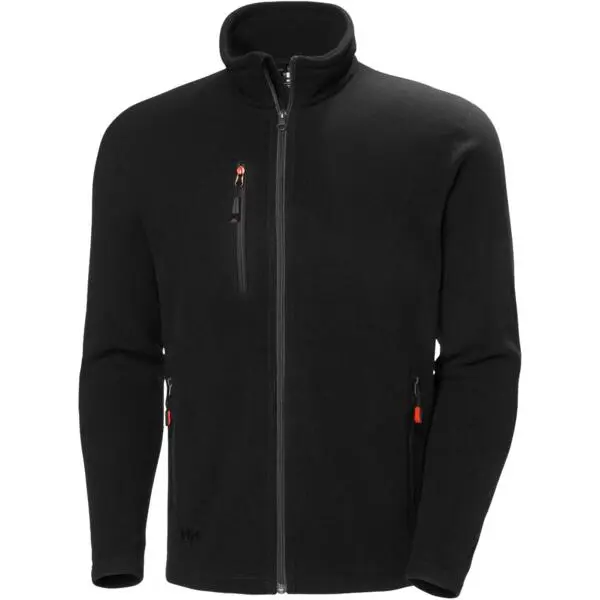 Fleecejakke 72026 sort 2xl oxford
