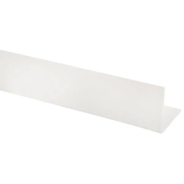 Vinkellist pvc 15x015x2700 hvit