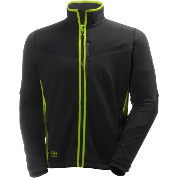 Jakke sort/m lime s magni fleece polartec