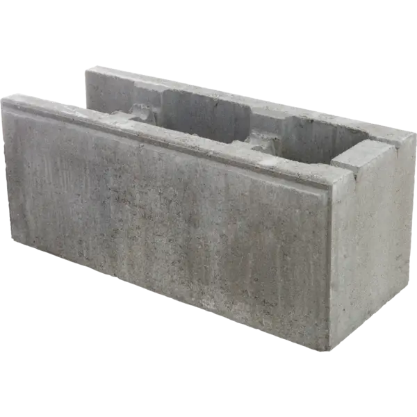 Forskalingsblokk hel ende 50stk/pall, 10stk/m2, 10,5l/blokk