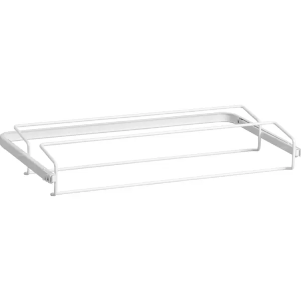 Skostativ uttrekkbar 60/30 hvit 605x330x96 mm