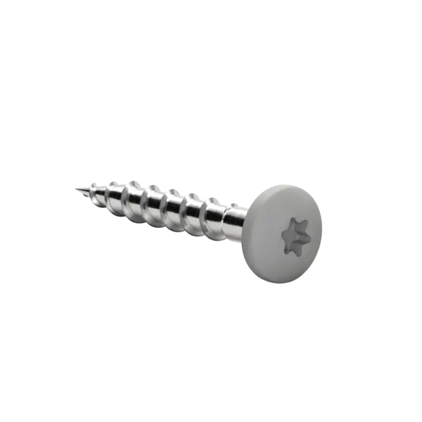 Skrue terra grå sn 8004 m t20 4,0 x 28 mm a 200 ncs s 4000 n matt
