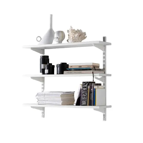 Hyllesystem kit plugg-inn hvit