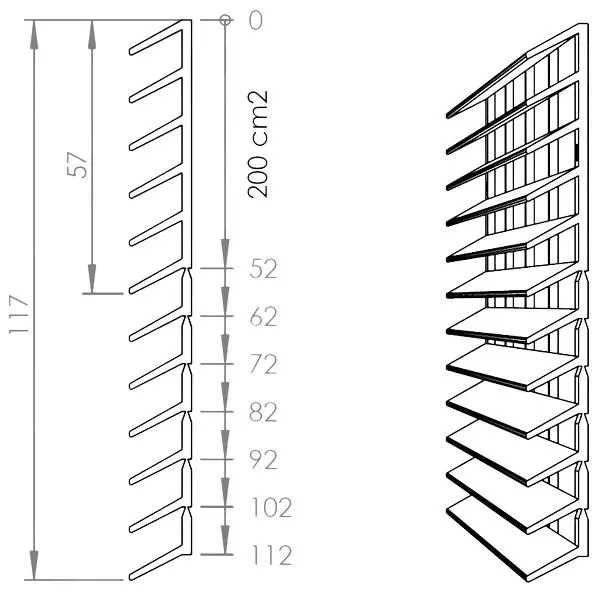 Ventilasjonsrist hvit metall