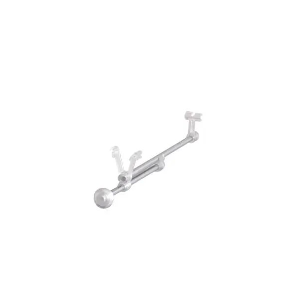Garderobestang uttrekkbar 286 mm krom 286x40x63 mm