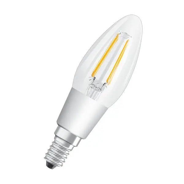 Ledpære clb40 glowdim 4,5w/827 e14