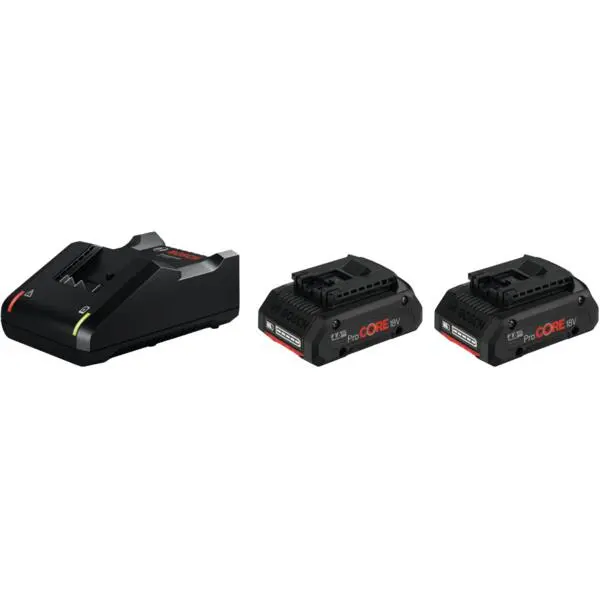 Startsett 18v 2x4ah procore m/gal 18-40