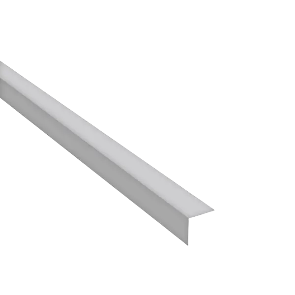 Vinkellist aluminium 20x20x2700 aluminiumfarget