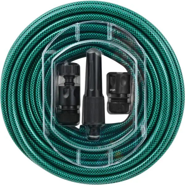 Hageslange 1/2" 20m med koplingssett