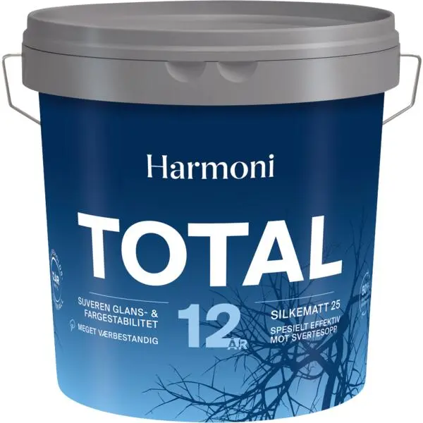 Olje-/akrylmaling total hvit base 2,7l
