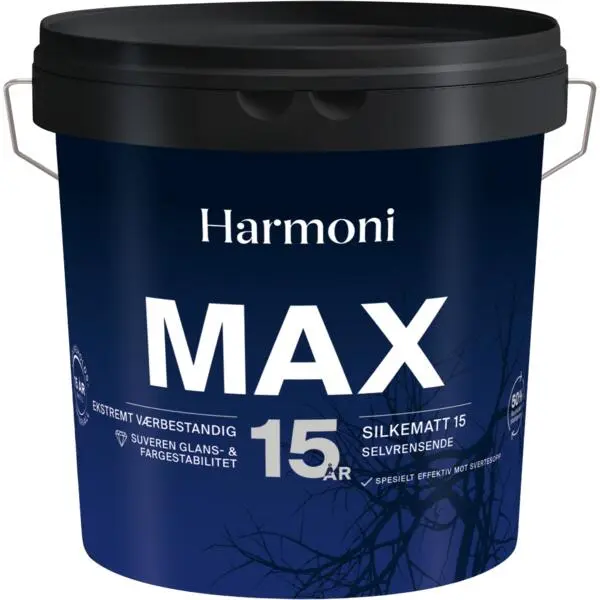 Max silkematt hvit 2.7l