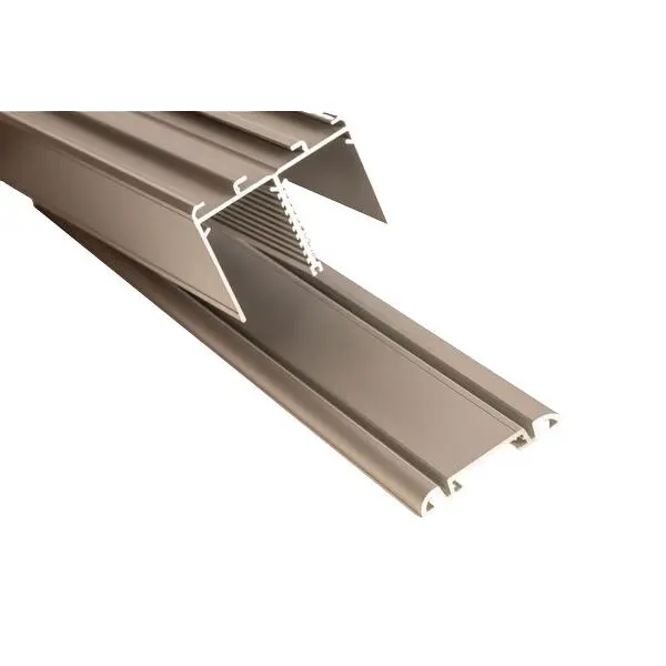 Skinner til gulv og tak aluminium (2,45 m) 6pk