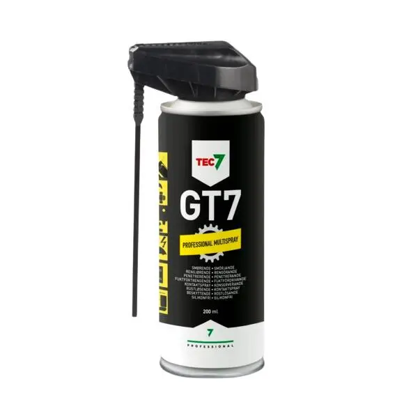 Universalspray gt7 200 ml rustløser, smøremiddel og rengjører