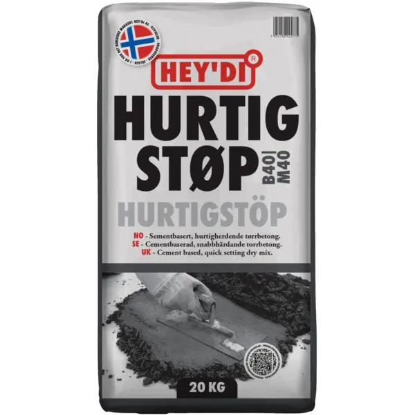 Hurtigstøp 20kg