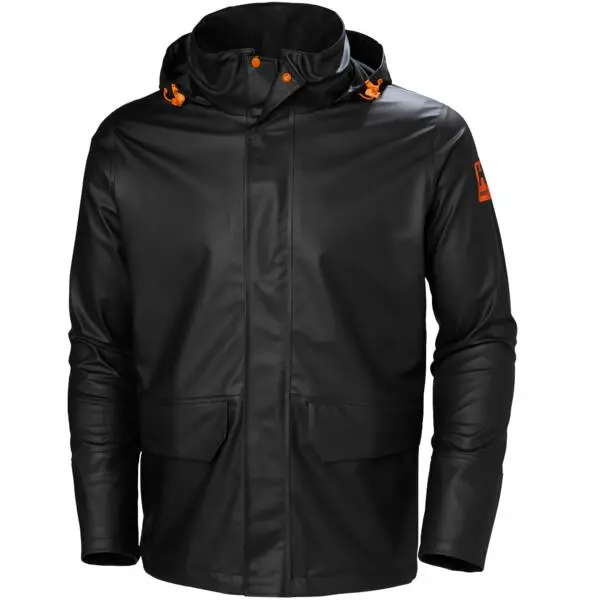 Regnjakke 70282 sort xl gale