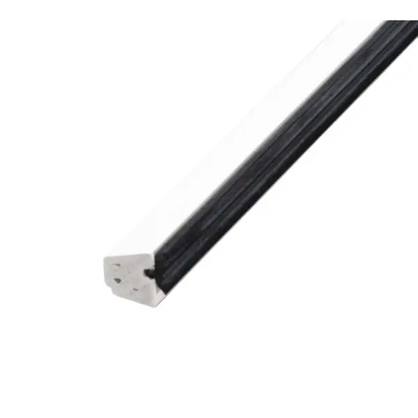 Glasslist pvc 17x15,5 2,5m hvit