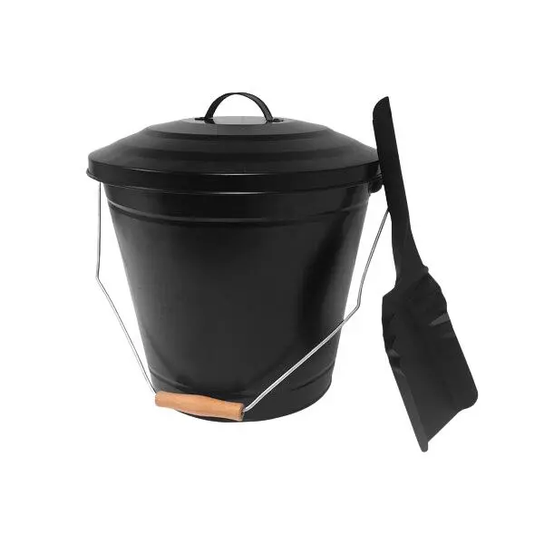 Askebøtte med lokk og spade