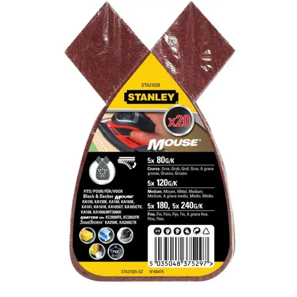 Slipepapir mouse ass sta31029 assortert 20stk