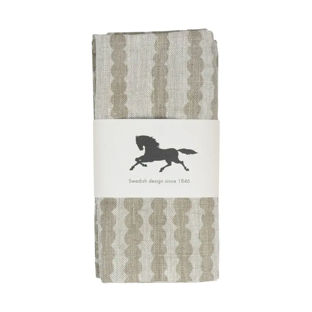 Pricktyg serviett 45x45 cm 2-pack, Natur-Taupe