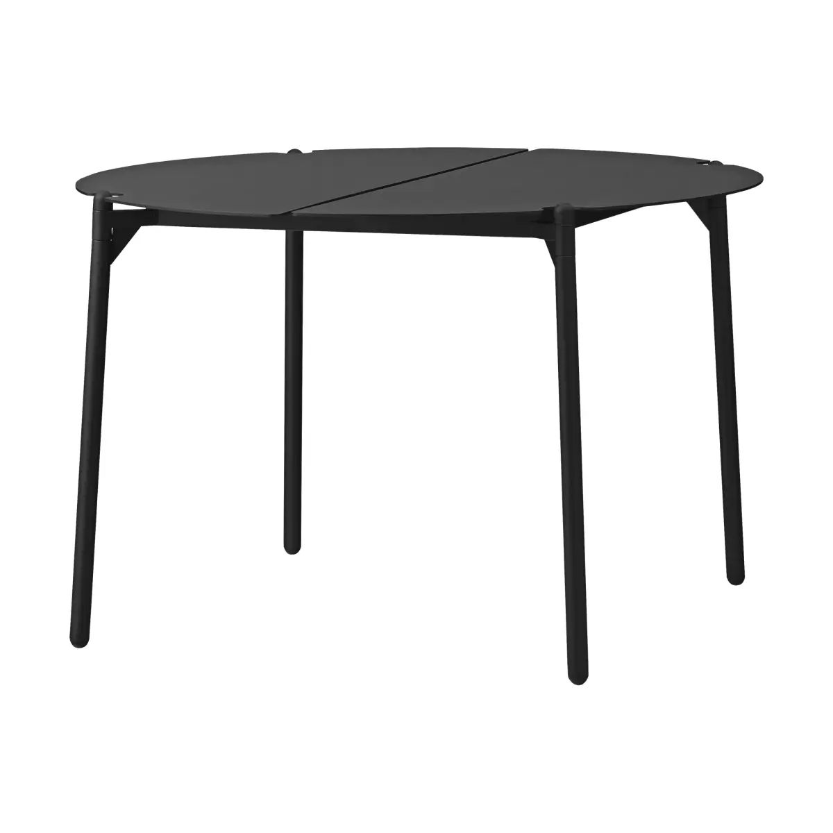 NOVO loungebord Ø70x45 cm, Black