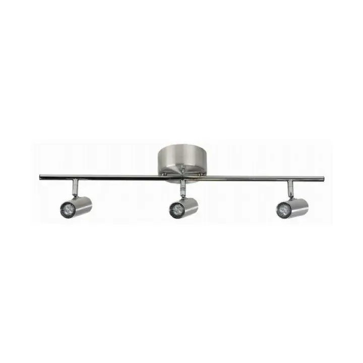 Cato 3-spotlight rett 66 cm, Aluminium