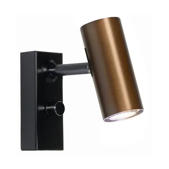 Cato enkel vegglampe 15,4 cm, Oksid