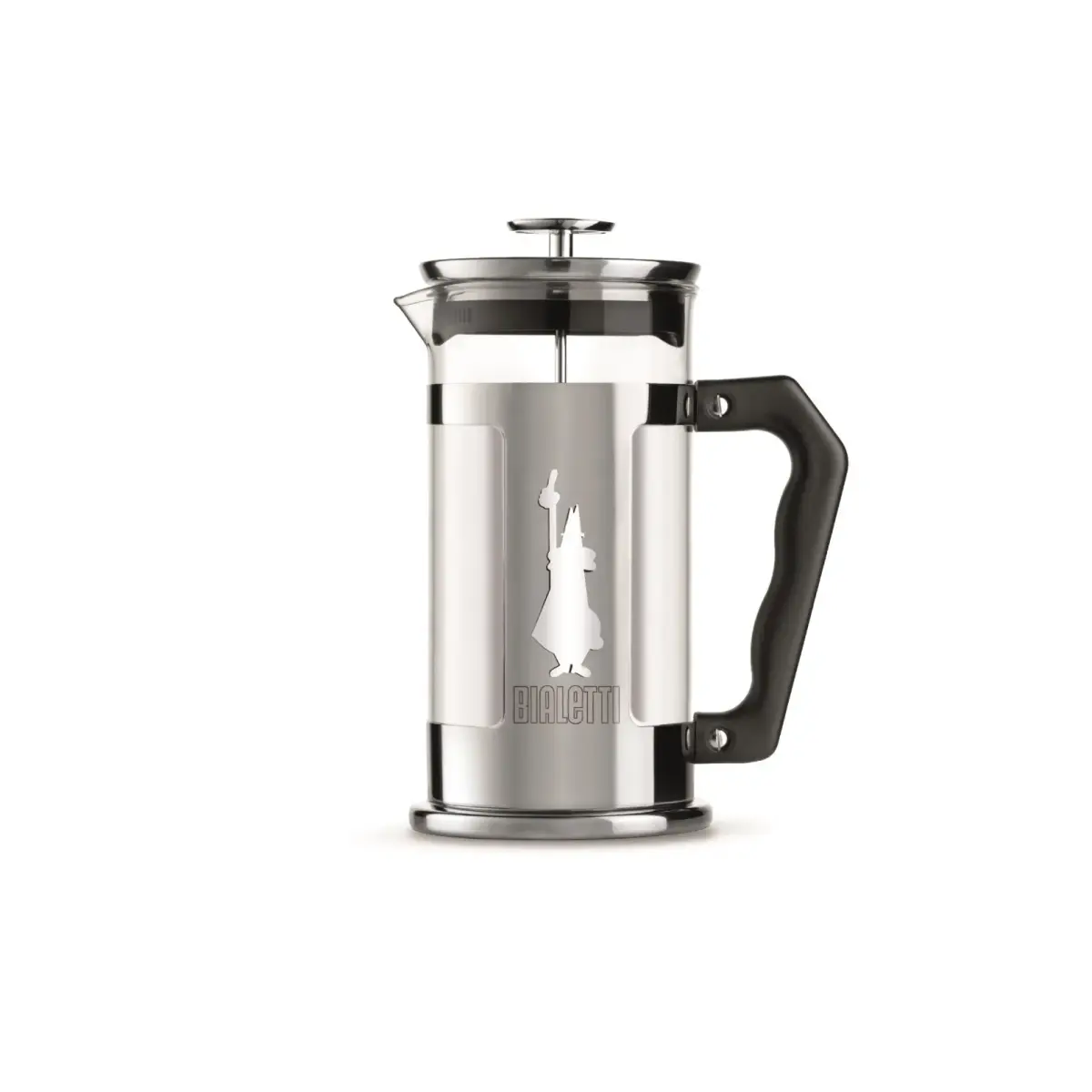 Preziosa kaffepresse 3 kopper, Sølv-svart