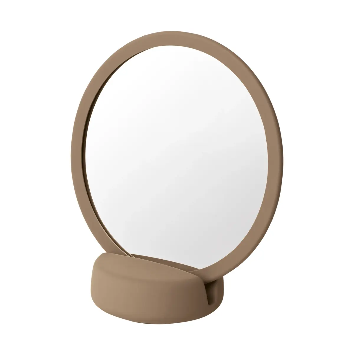 Sono Vanity speil keramikk Ø17 cm, Beige
