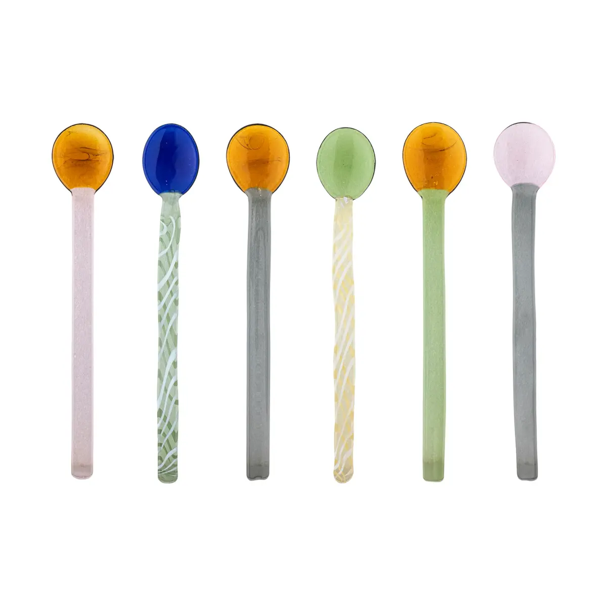 Takao skje 15 cm 6-pk, Multi