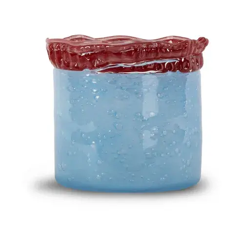 Lara telysestake M 15 cm, Lyseblå