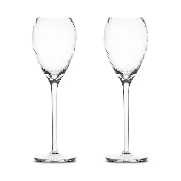 Opacity champagneglass 16 cl 2-pk, Klar