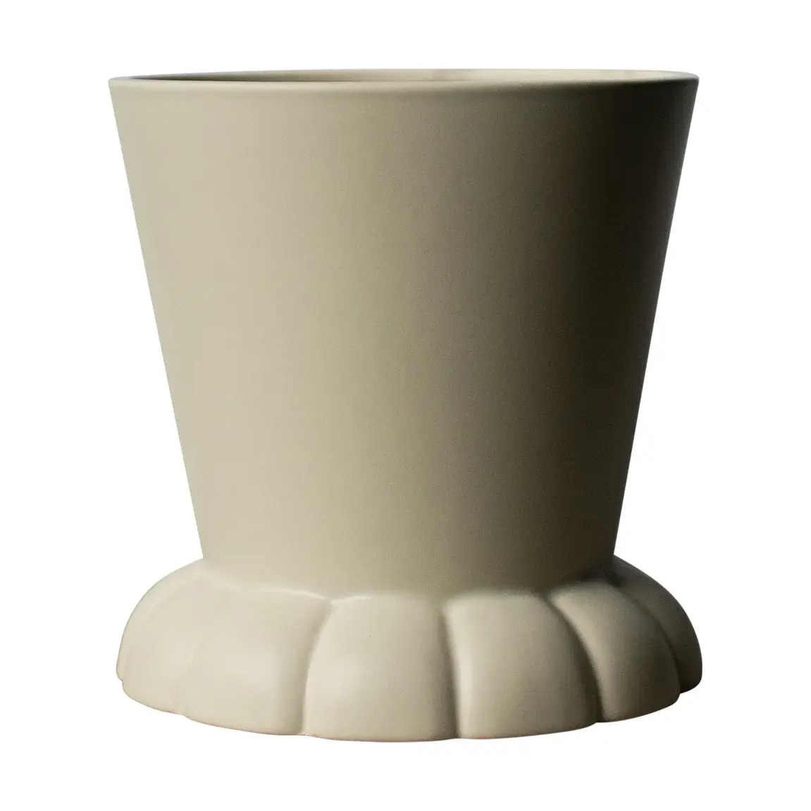 Flora krukke Ø19 cm, Creme