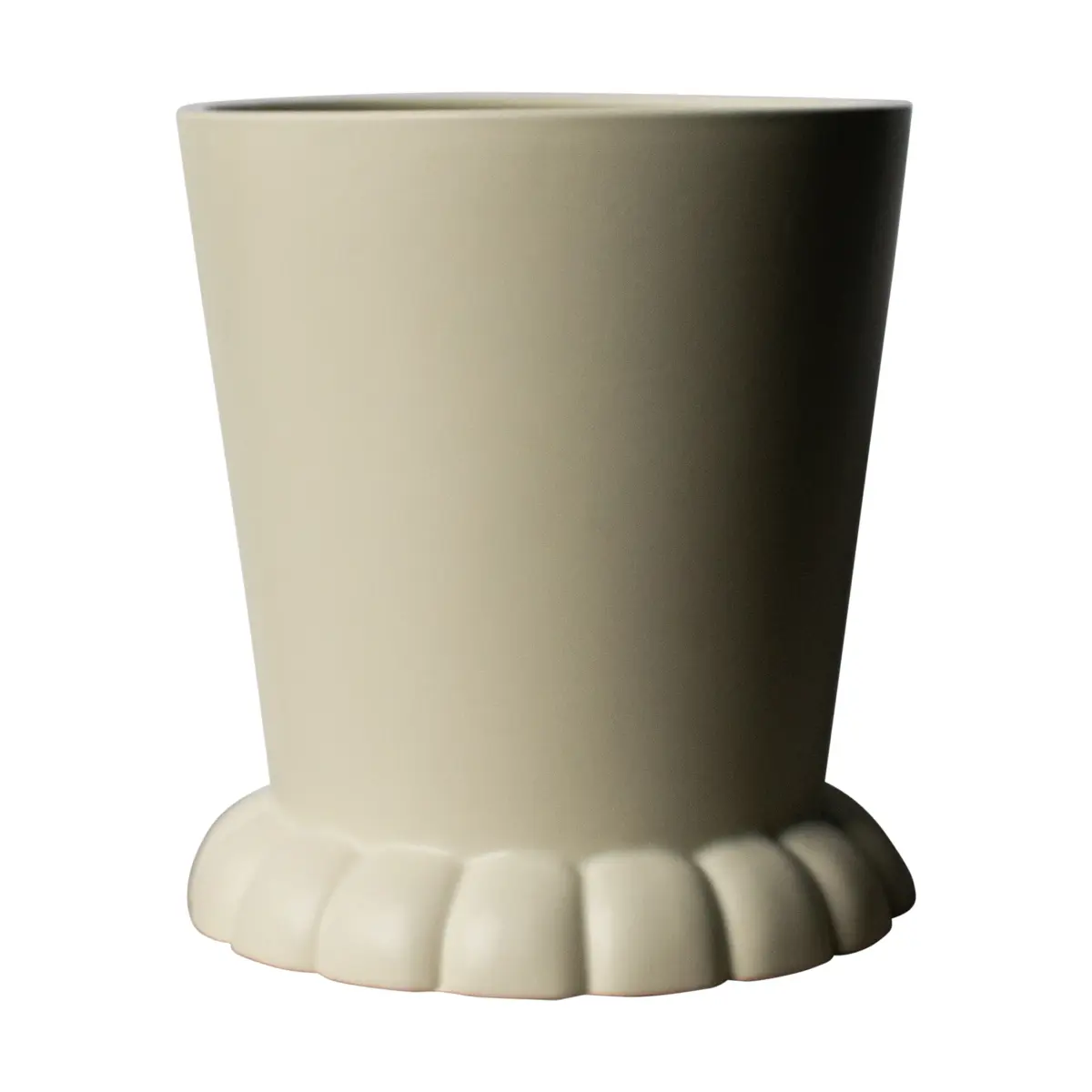 Flora krukke Ø25 cm, Creme