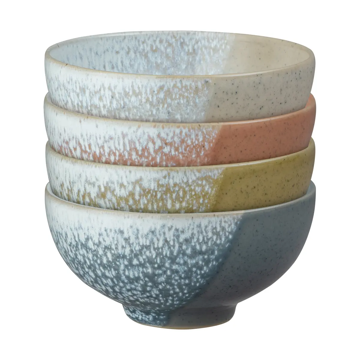 Kiln Accents skål Ø13 cm 4-pk, Multi