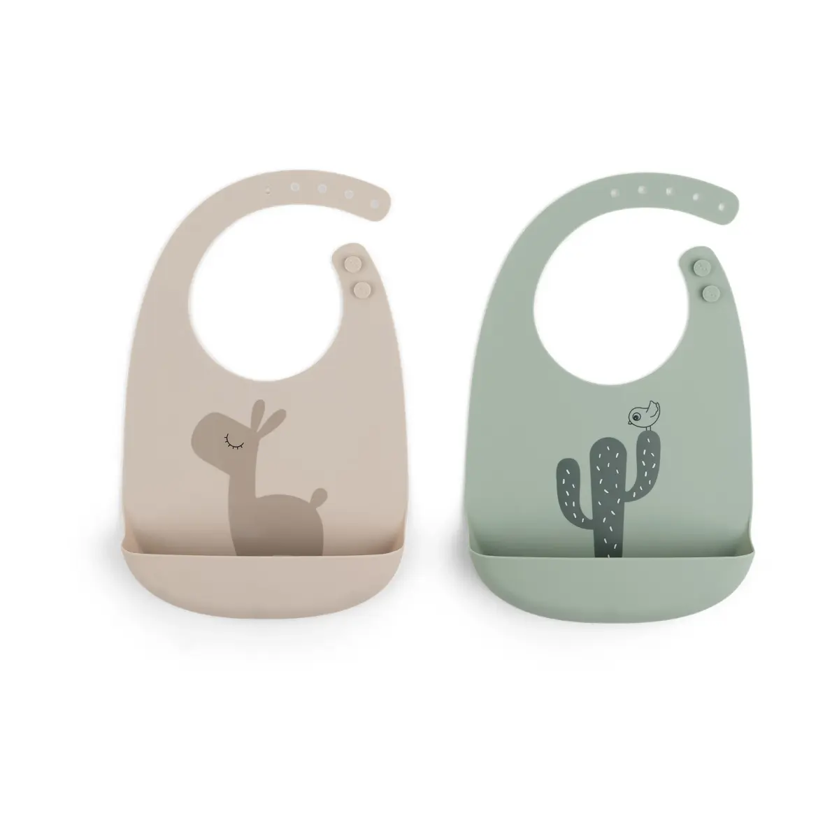 Lalee smekke 2-pk, Sand-green