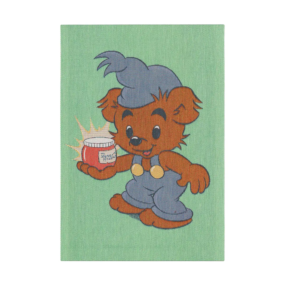 Bamse kjøkkenhåndkle 35x50 cm, Blå-grønn